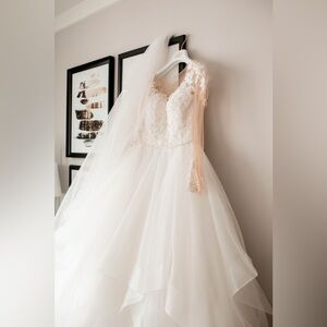 One time wear wedding dress like new